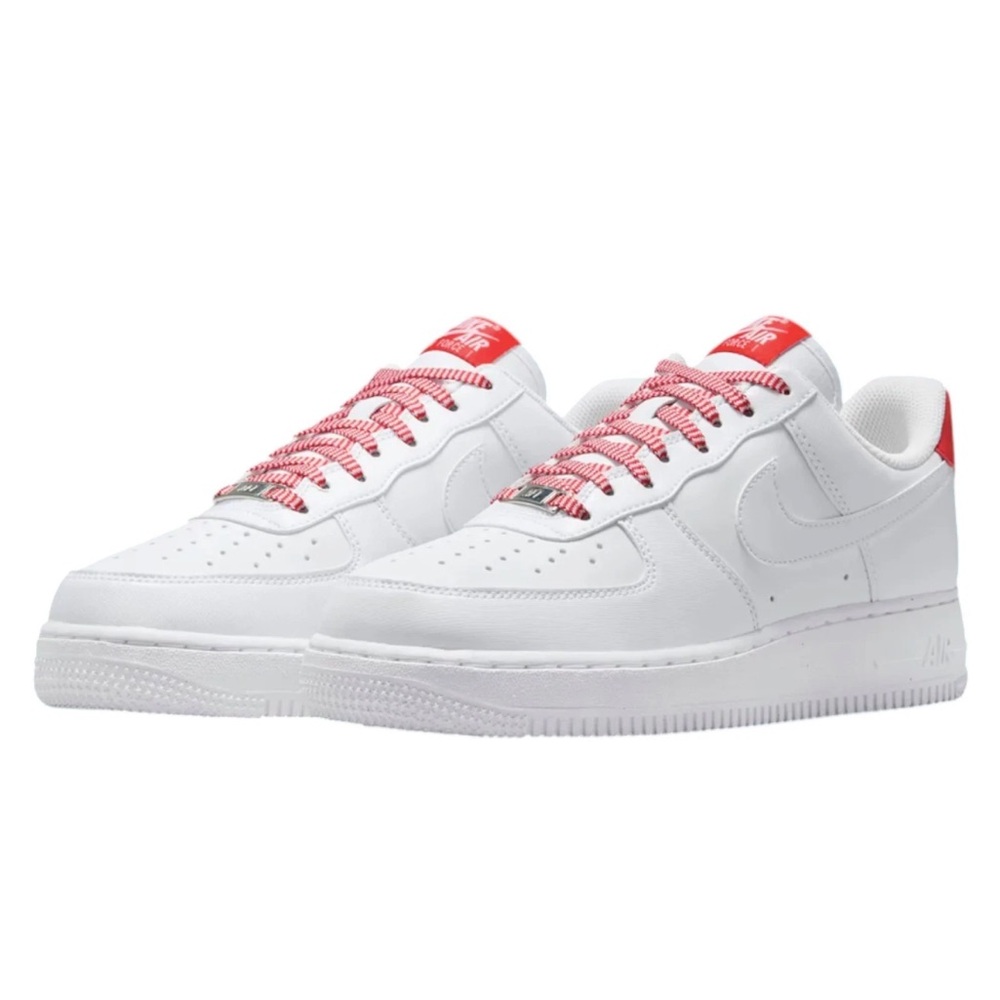 Nike Air Force 1 '07 White/LT Crimson-Pink Foam IB7167-103 Size 10 Ships now